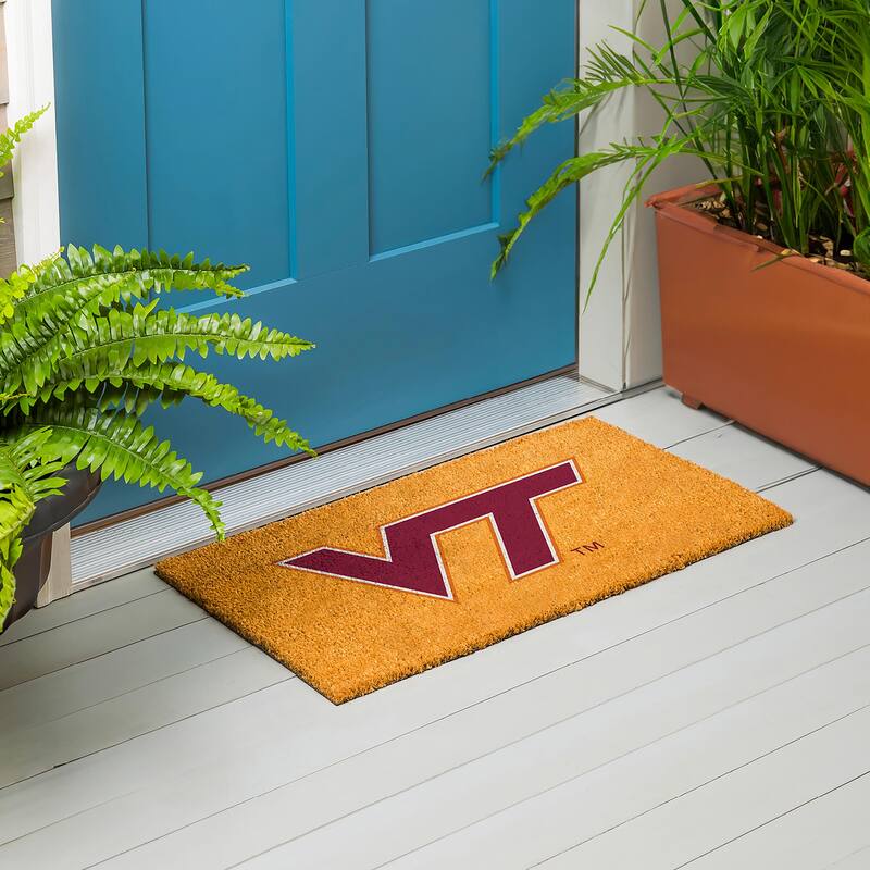 Virginia Tech Full Color Indoor/Outdoor Coir Mat - 28" x 16"