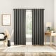 preview thumbnail 26 of 56, Sun Zero Aria 2-pack Magnetic Closure Theater Grade Total Blackout Back Tab 2-Piece Curtain Panel Pair