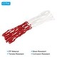preview thumbnail 3 of 4, 2Pcs 20" Polyester Light Type Basketball Hoop Net Replacement, White Red