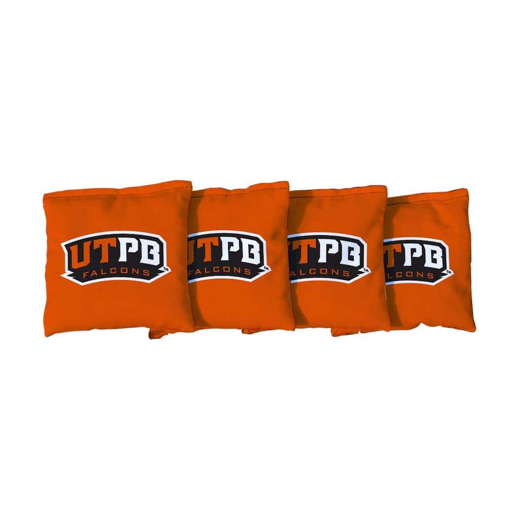 Texas Permian Basin Falcons Cornhole Bags Orange