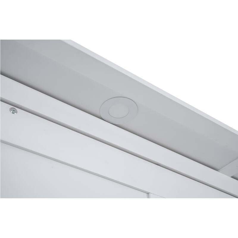 Queen Size Murphy Wall Bed with Integrated Shelves & LED Lights, Space-Saving Fold Down Bed