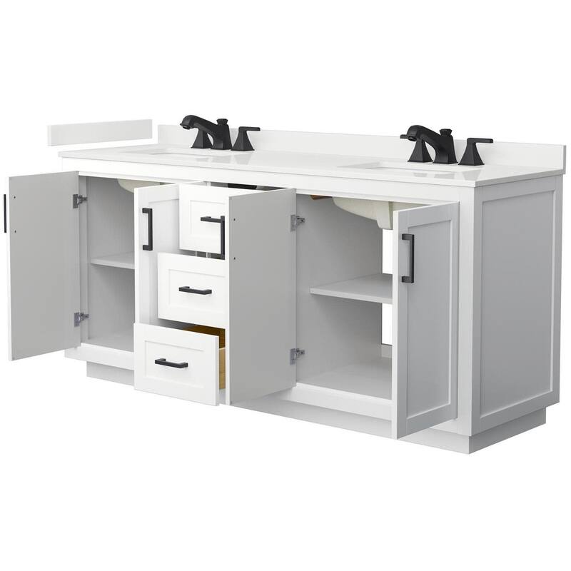 Wyndham Collection WCF292972D-QTZ-US3MXX Miranda 72" Free Standing
