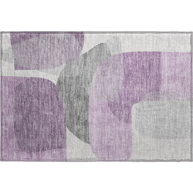 Premium Washable Super Soft Contemproary Retro Mayfield Rug