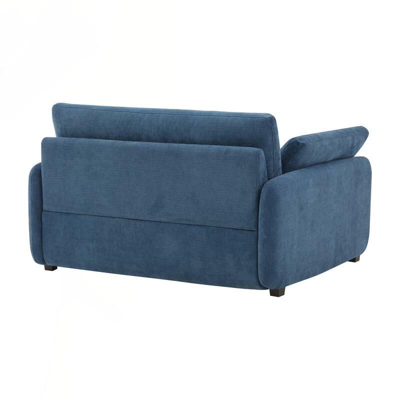 Oversized Chenille Single Sofa Chair,Wide and Deep Seat Accent Chair,Modern Upholstered Comfy Armchair