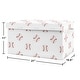 preview thumbnail 2 of 2, Sweet Jojo Designs Red and White Sports Baseball Patch Collection Boy Kids Fabric Toy Bin Storage