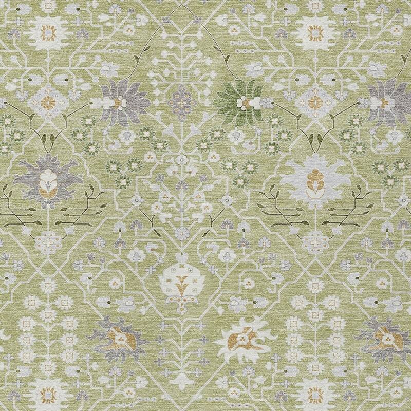 HomeRoots Oriental Traditional Rectangle Outdoor Rug