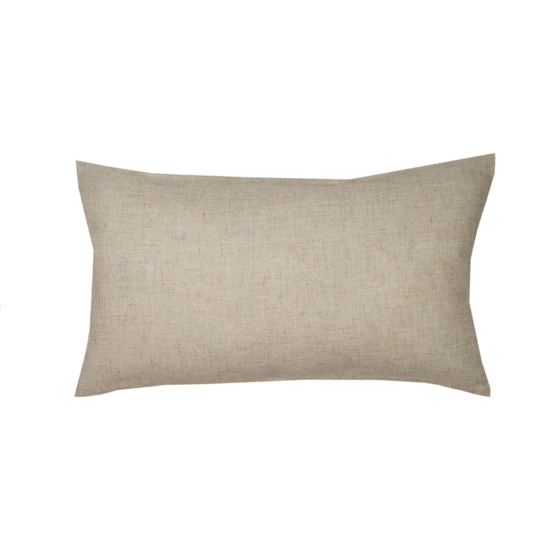Believe Embroidered Christmas Pillow, 12 by 20-Inch