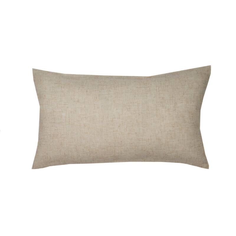 Holly Berry Wreath Embroidered Christmas Pillow, 14 by 14-Inch