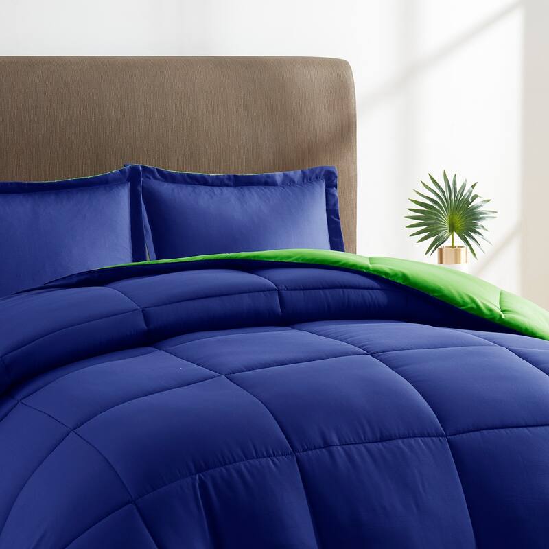 Nestl All Season Down Alternative Reversible Comforter Set