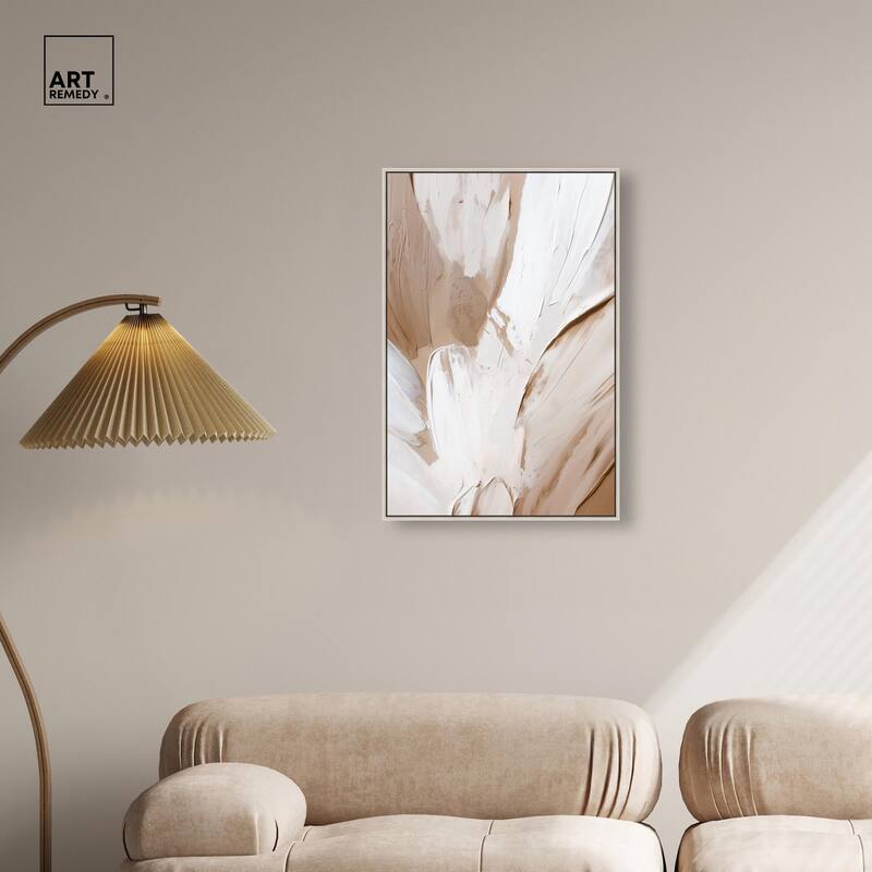 Fawn and Frost Canvas by Art Remedy
