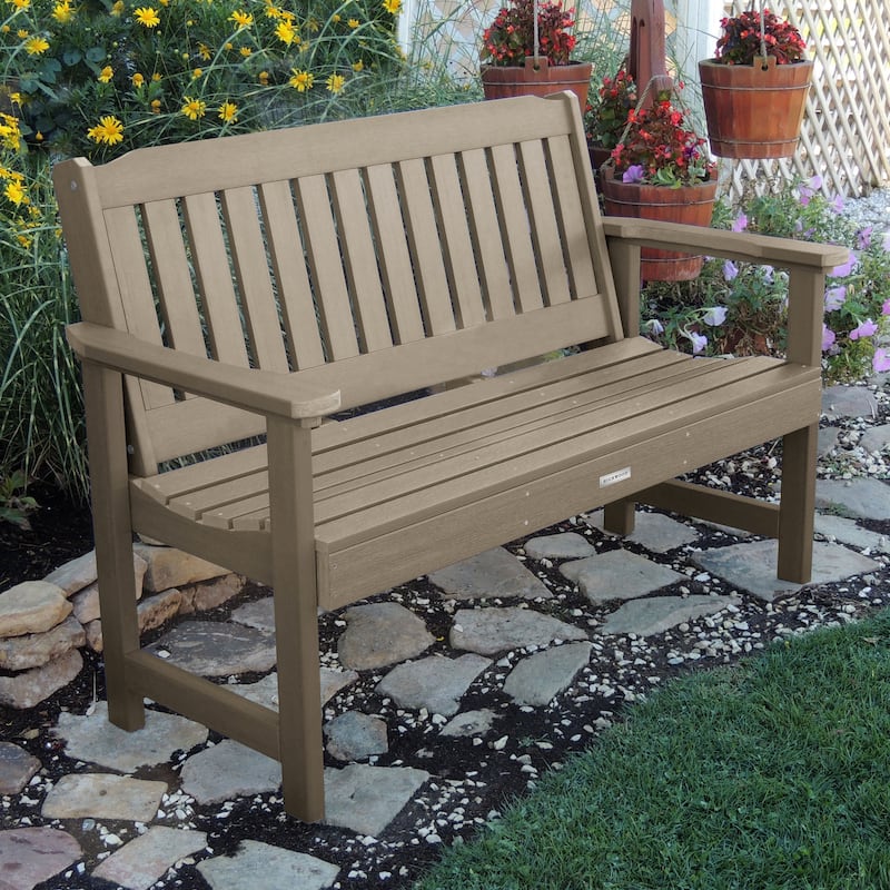 HIGHWOOD Lehigh 5-foot Eco-friendly Synthetic Wood Garden Bench