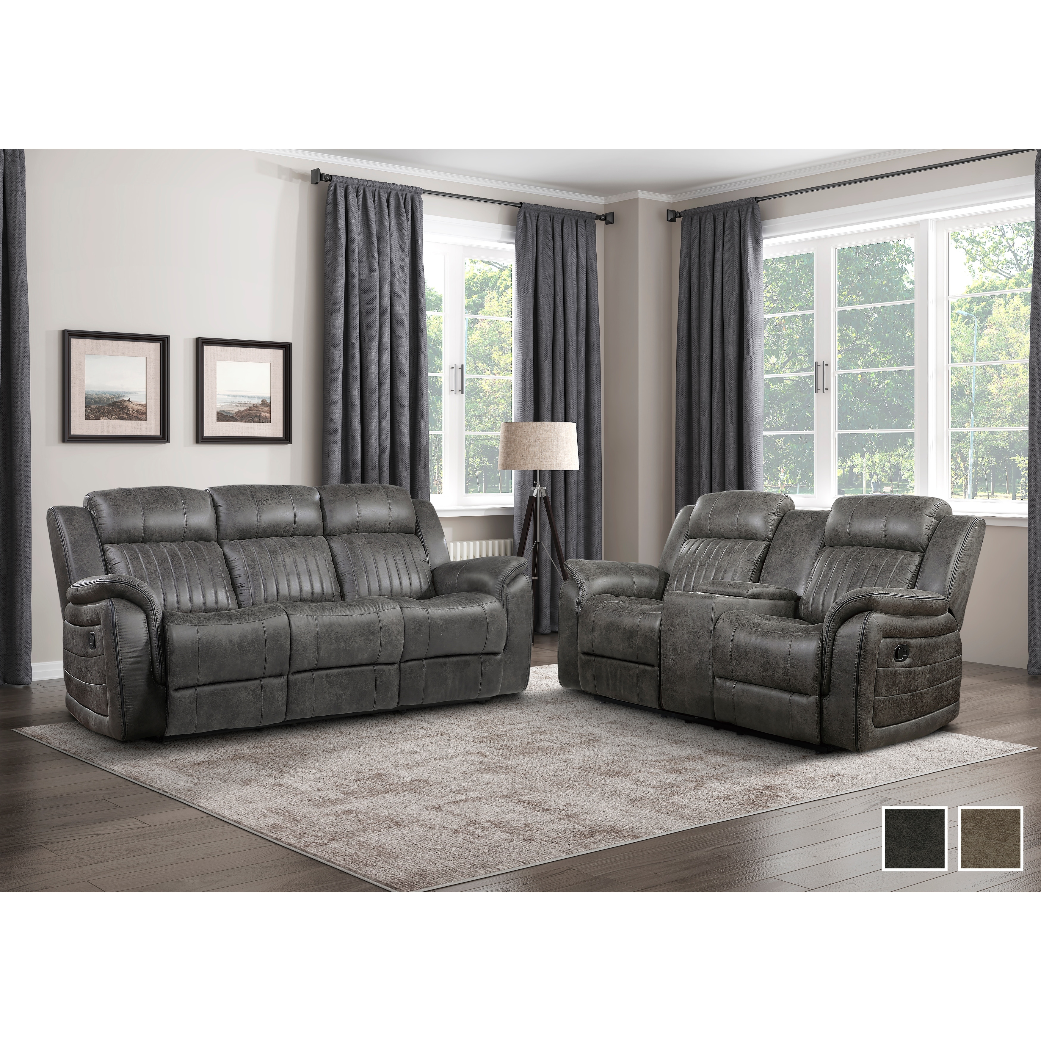 Fremont & Park Lonan 2-Piece Reclining Living Room Set