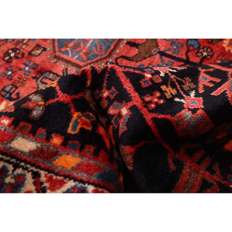 ECARPETGALLERY Hand-knotted Anatolian Dark Navy Wool Rug - 4'4 x 7'2