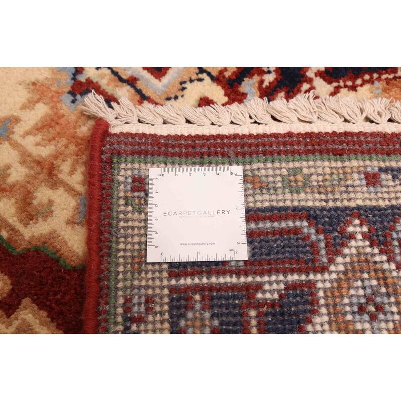 ECARPETGALLERY Hand-knotted Serapi Heritage Dark Red Wool Rug - 4'0 x 5'9