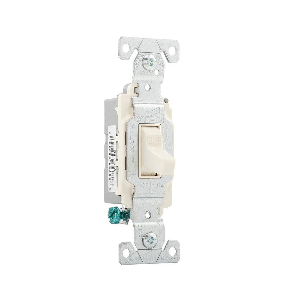 Cooper Wiring Cs115la Single Pole Ac Compact Toggle Switch