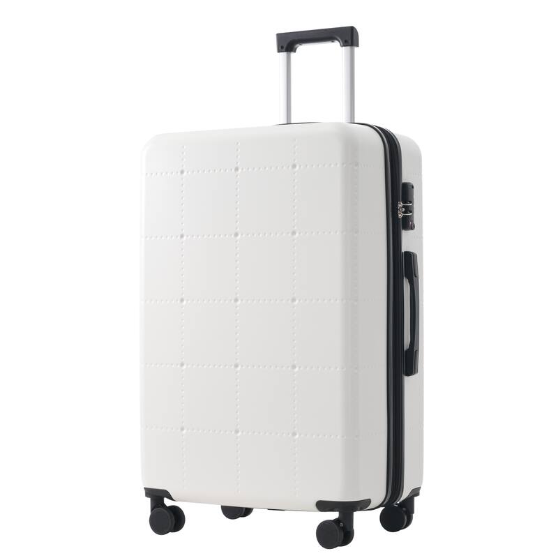 Hardside Luggage Set 5 Piece with Bags, 20IN Half-opening Carry on Luggage with USB Port, 24IN 28IN Luggage with Double Wheels