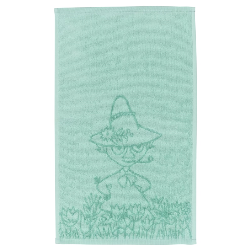 Moomin by Arabia Hand Towel 12x19.7in Snufkin Mint - 12 x 19.7"