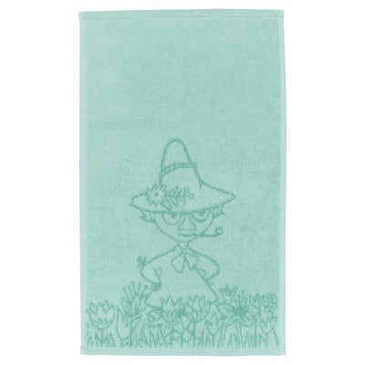 Moomin by Arabia Hand Towel 12x19.7in Snufkin Mint - 12 x 19.7"