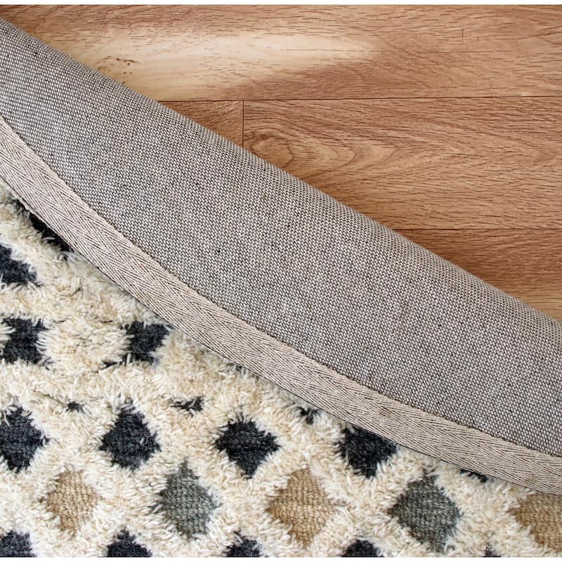 Sevita Diverse Modern Geometric Hand-Tufted Round Rug