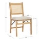 preview thumbnail 21 of 27, Linon Beulah Rattan Folding Dining Chair