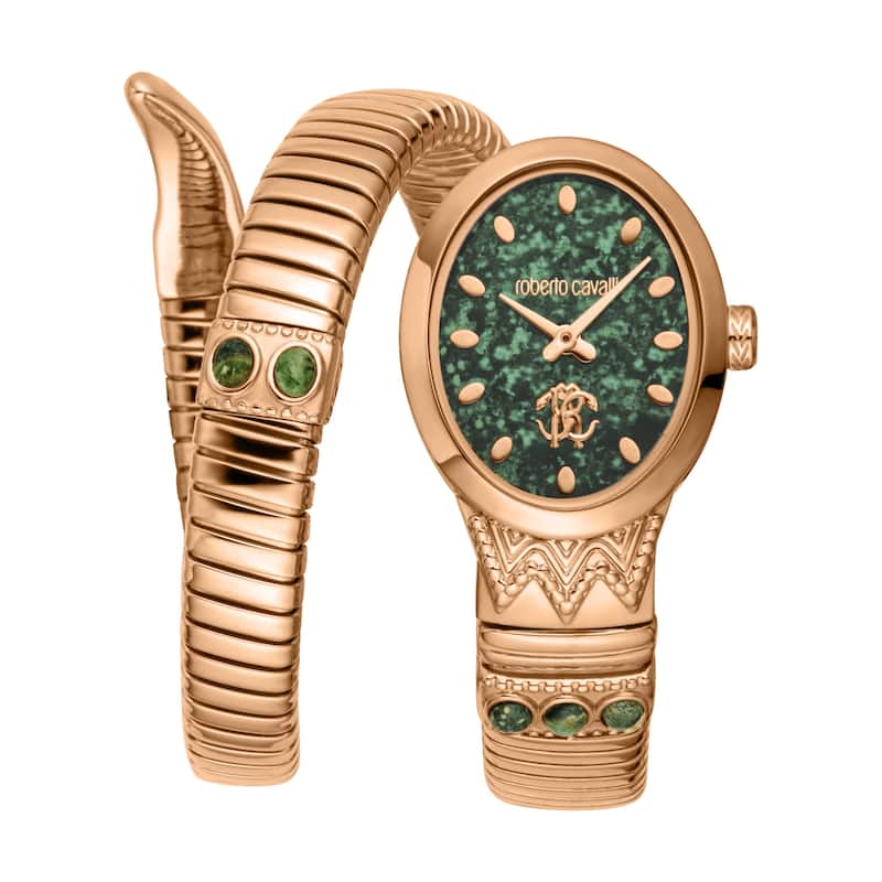 Roberto Cavalli Women RC5L104M0045 Quartz Watch - Rose-Tone