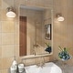 preview thumbnail 143 of 192, KIOTEE Modern Metal Frame Wall Mounted Bathroom Vanity Mirror with 5-year warranty