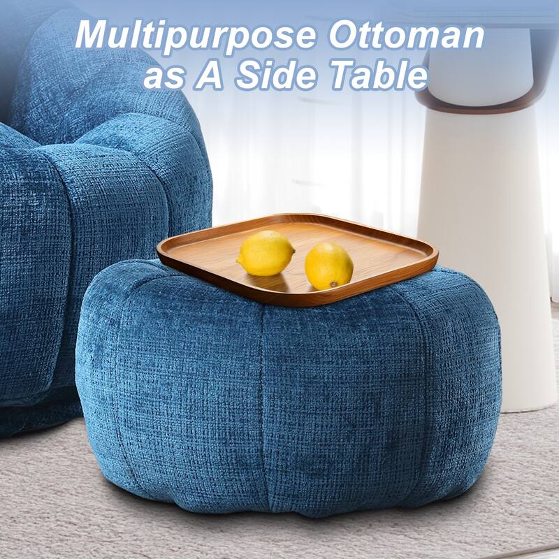 Bean Bag Chairs With Ottoman for Living Room