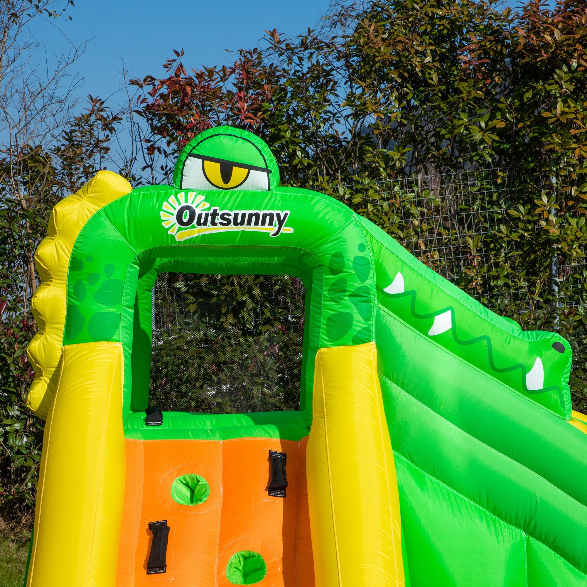 Outsunny 6 in 1 Inflatable Water Slide Kids Bounce Castle ...