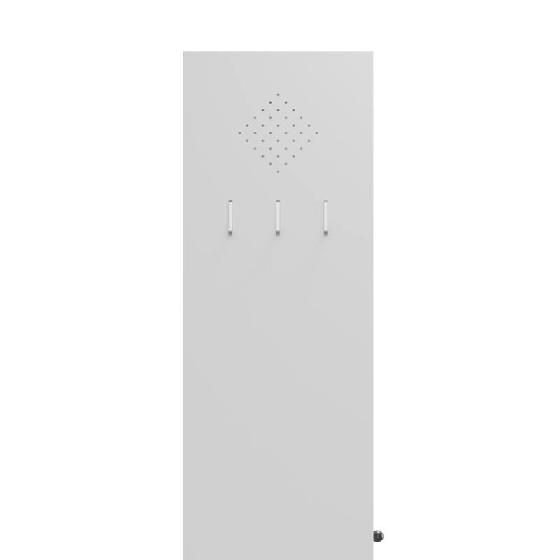 Anmytek 72" White Freestanding Metal Pantry Cabinet with Adjustable Shelves, Heavy Duty Storage for Kitchen Bathroom