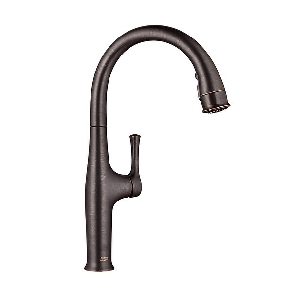 American Standard 4968.300 Estate Pull-Down Spray Kitchen Faucet with Re-Trax and Dock-Tite Spray Head Management Technologies
