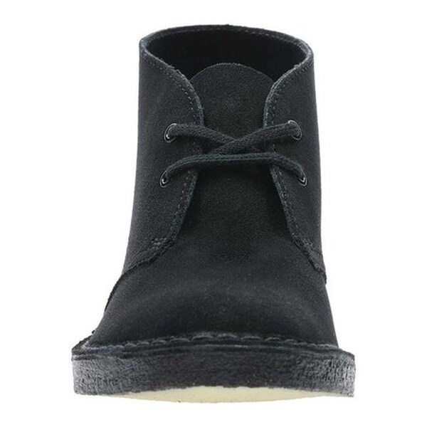 clarks desert boots black women
