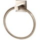 preview thumbnail 5 of 4, Alno Contemporary II 6 Inch Wall Mounted Towel Ring Satin Nickel