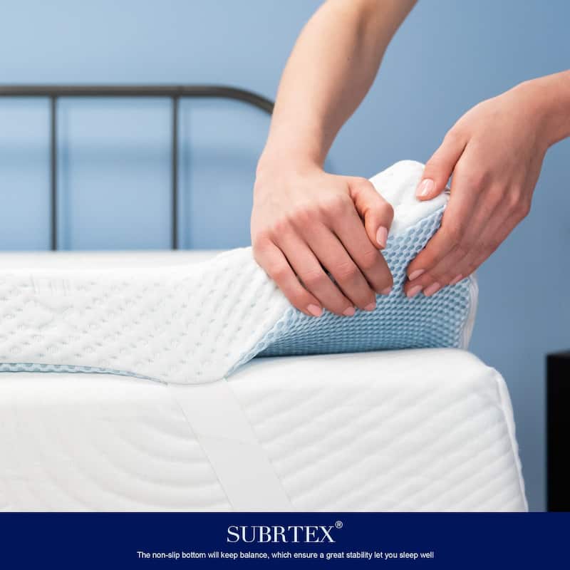 Subrtex 2 Inch Bamboo Removable Mattress Topper Protectors With Zipper