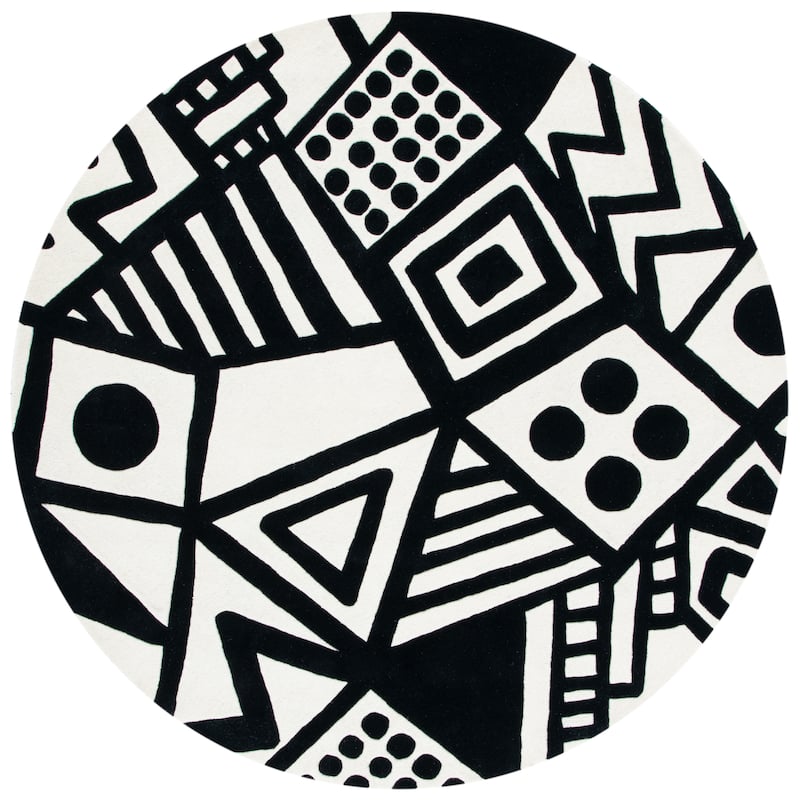 SAFAVIEH Handmade Fifth Avenue Eliina Mid-century Modern Wool Rug