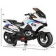 preview thumbnail 4 of 4, 12V Kids Ride On Motorcycle Electric Motor Bike-White - White