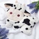preview thumbnail 2 of 4, Tadpoles Cow Plush Heating Pad, Microwavable Stuffed Animal (Lavender Scented) - Multi