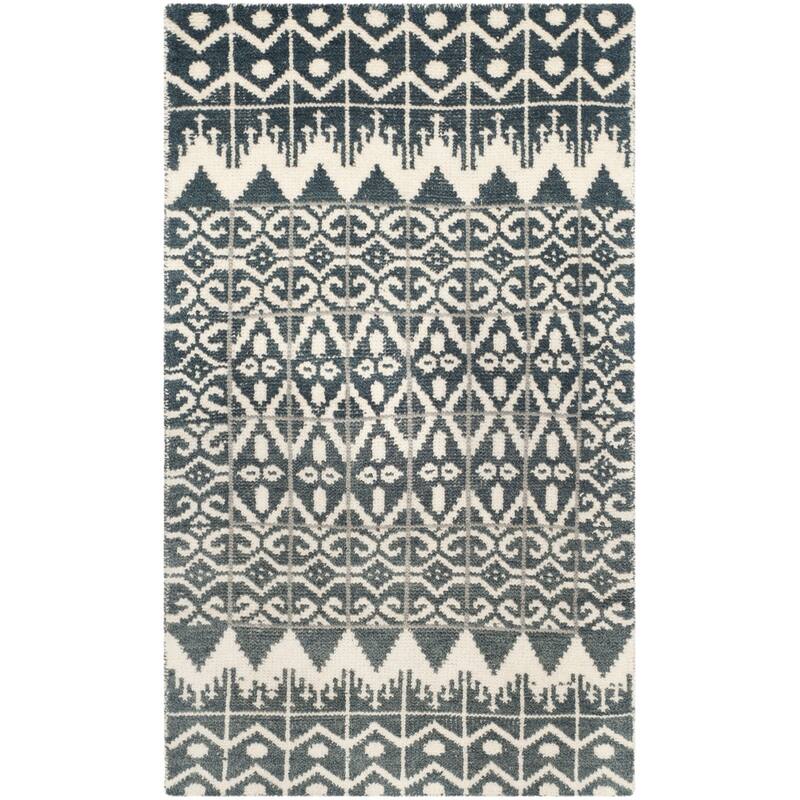 SAFAVIEH Hand-knotted Kenya Vanita Southwestern Tribal Wool Rug