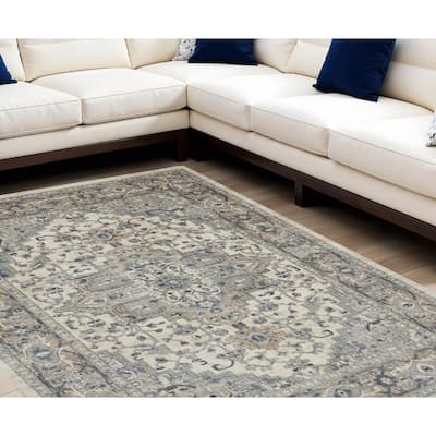 Mebus Power Loomed Traditional Area Rug By HomeRoots - 180' X '144' X '0.32