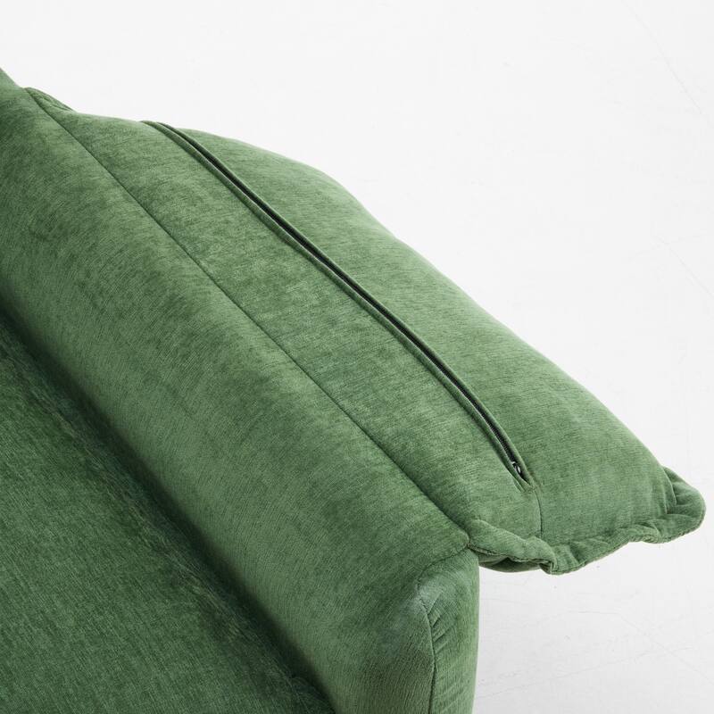 Chenille Oversized Lounge Chair with Thick Cushions and High Back Support Wide Seat