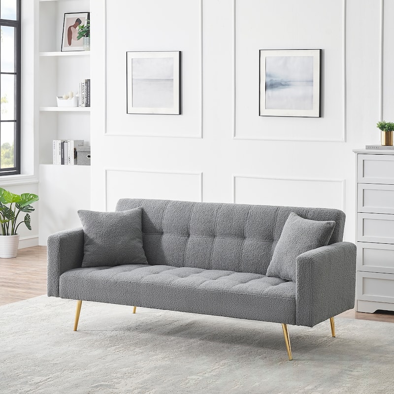 Teddy Sofa Bed With Two Pillows