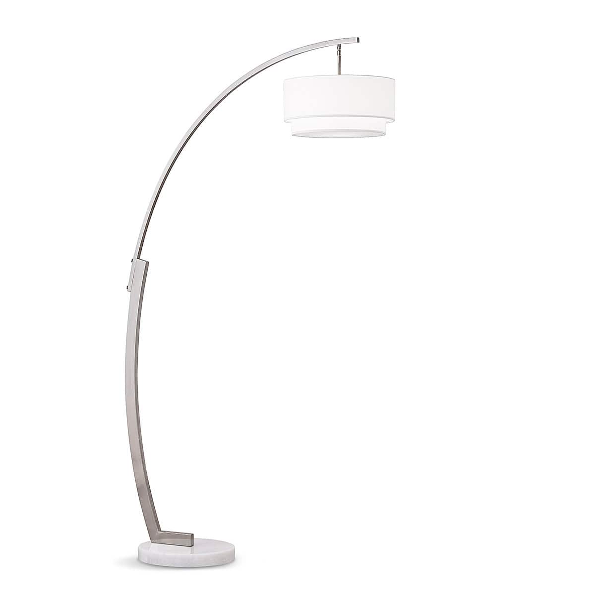 Option Brushced Nickel with White shade