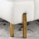 preview thumbnail 4 of 8, Furniture of America Ghea Contemporary White 2-Piece Boucle Living Room Set