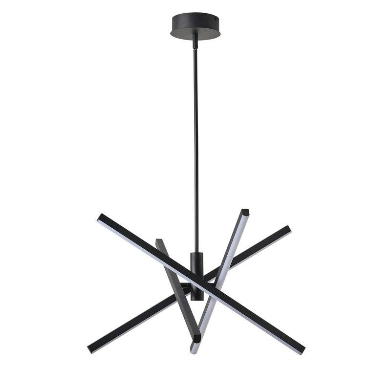 Modern Branch LED Pendant Light - Matte Black Creative Lighting Fixture