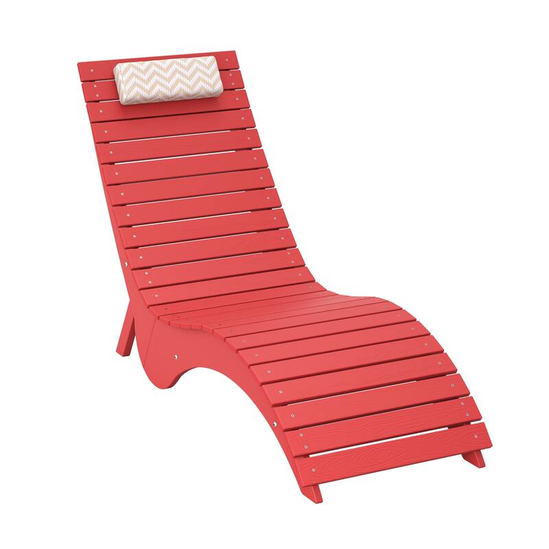 Water-Resistance Pool Lounger for Deck, Pool, or Courtyard