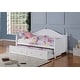 preview thumbnail 2 of 1, Julie Ann Wood Twin Daybed with Trundle White