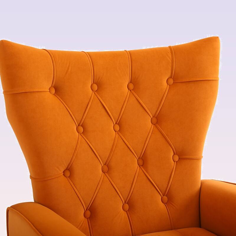 Modern Accent Chair with Ottoman for Living Room