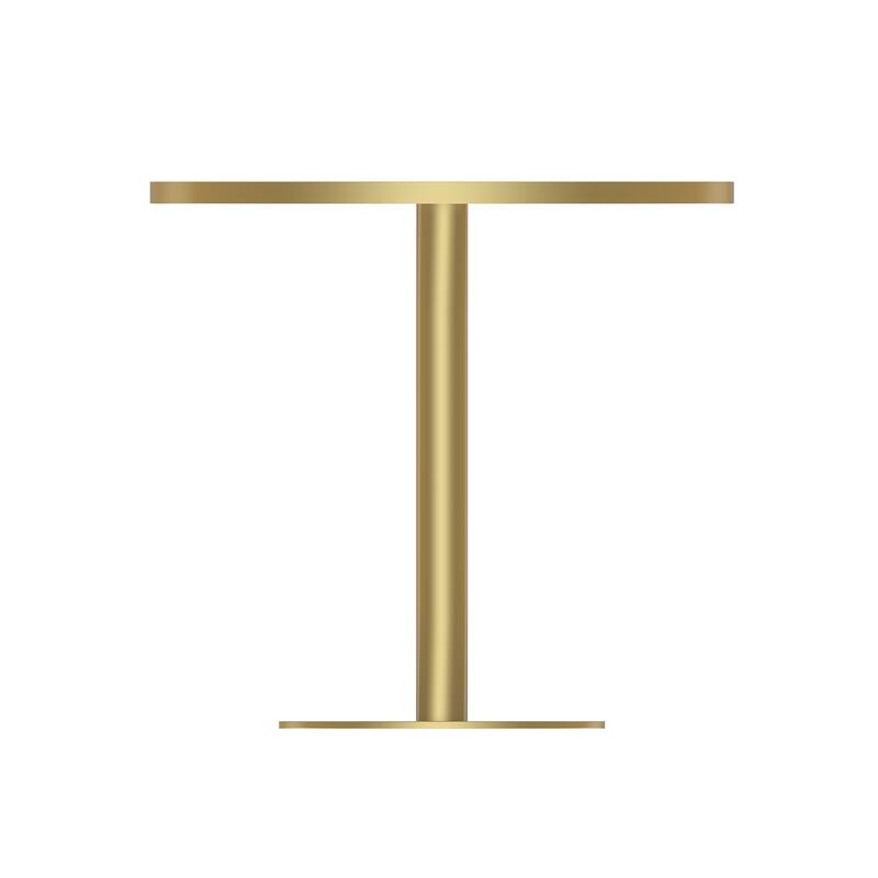 Square Modern Dinning Table 31.5 inches Bistro Table Tulip Table with Faux Marble top, Sturdy Metal Frame Diameter