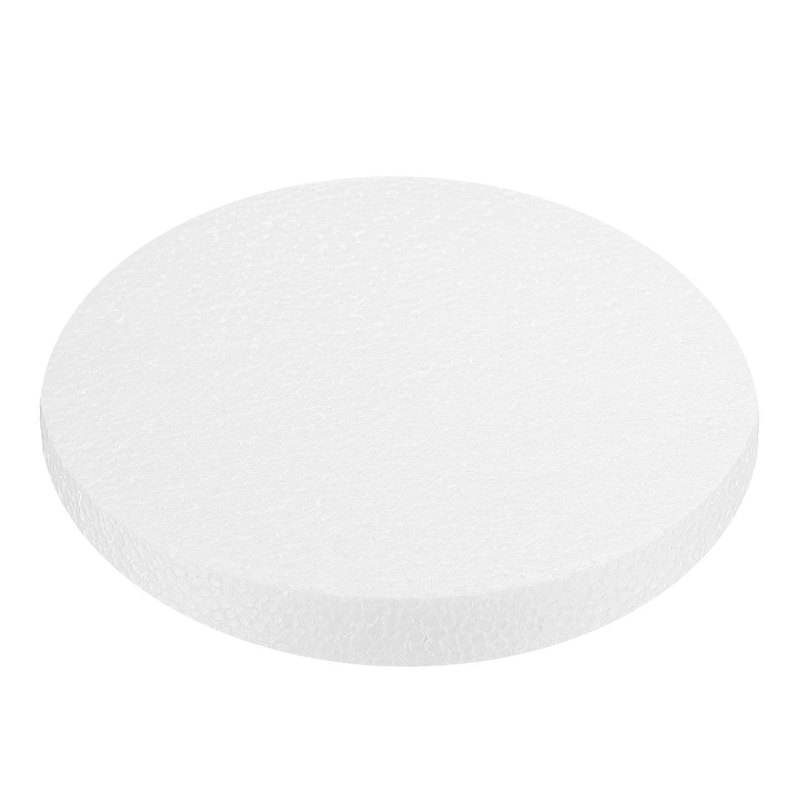 Round White Foam Disc, 10'' Diameter x 1'' Thick, Craft Supplies from Factory Direct Craft