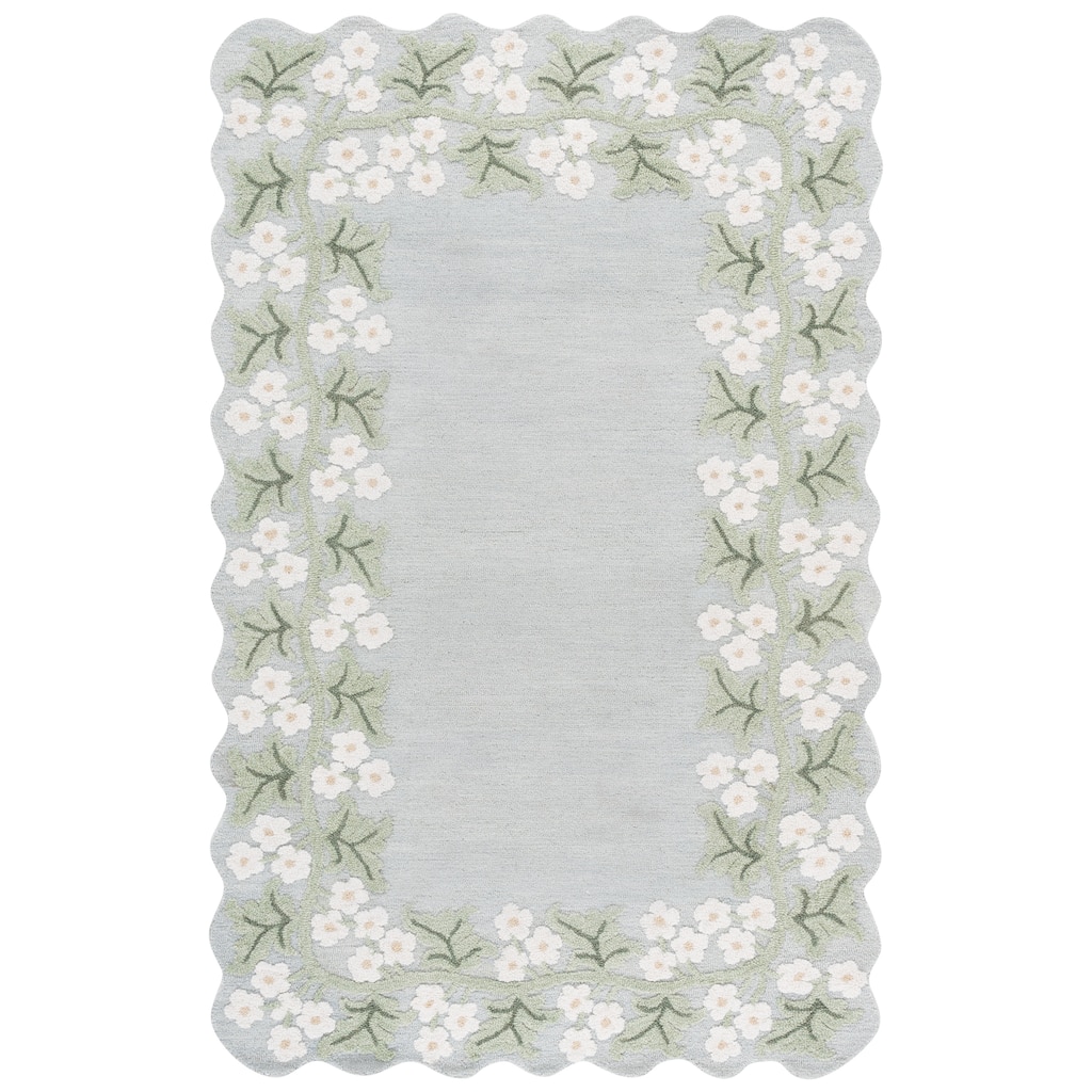 SAFAVIEH Handmade Jardin Benvenuta Floral Wool Rug