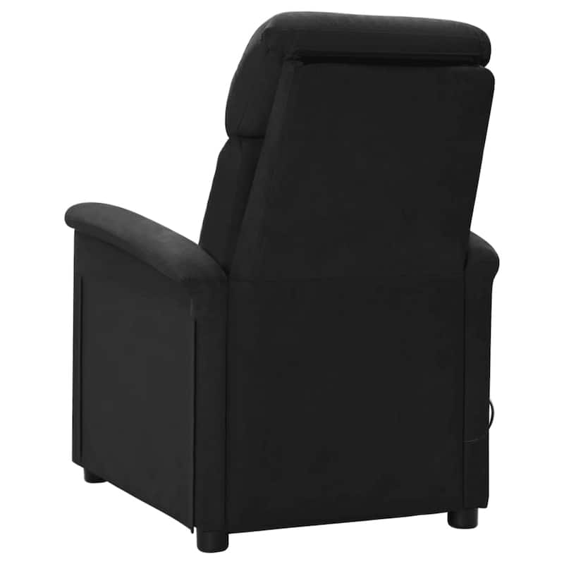 vidaXL Massage Chair Massage Recliner Chair for Elderly Faux Suede Leather - 56.3" x 27.8" x 29.9"